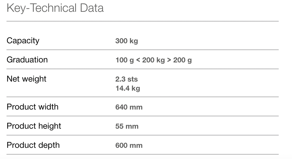 Seca 635 r Flat scale