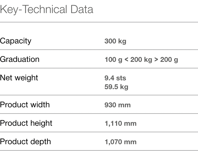 Seca 685 multifunctional scale