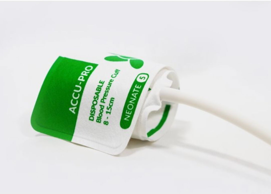 Accu-PRO NIBP Cuff, Disposable, Single Tube, No Connector, Neonate 5