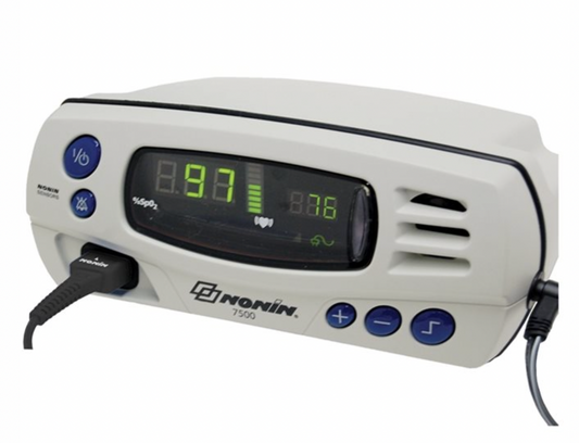 Nonin 7500 Tabletop Pulse Oximeter with Prostand 2 (Single)