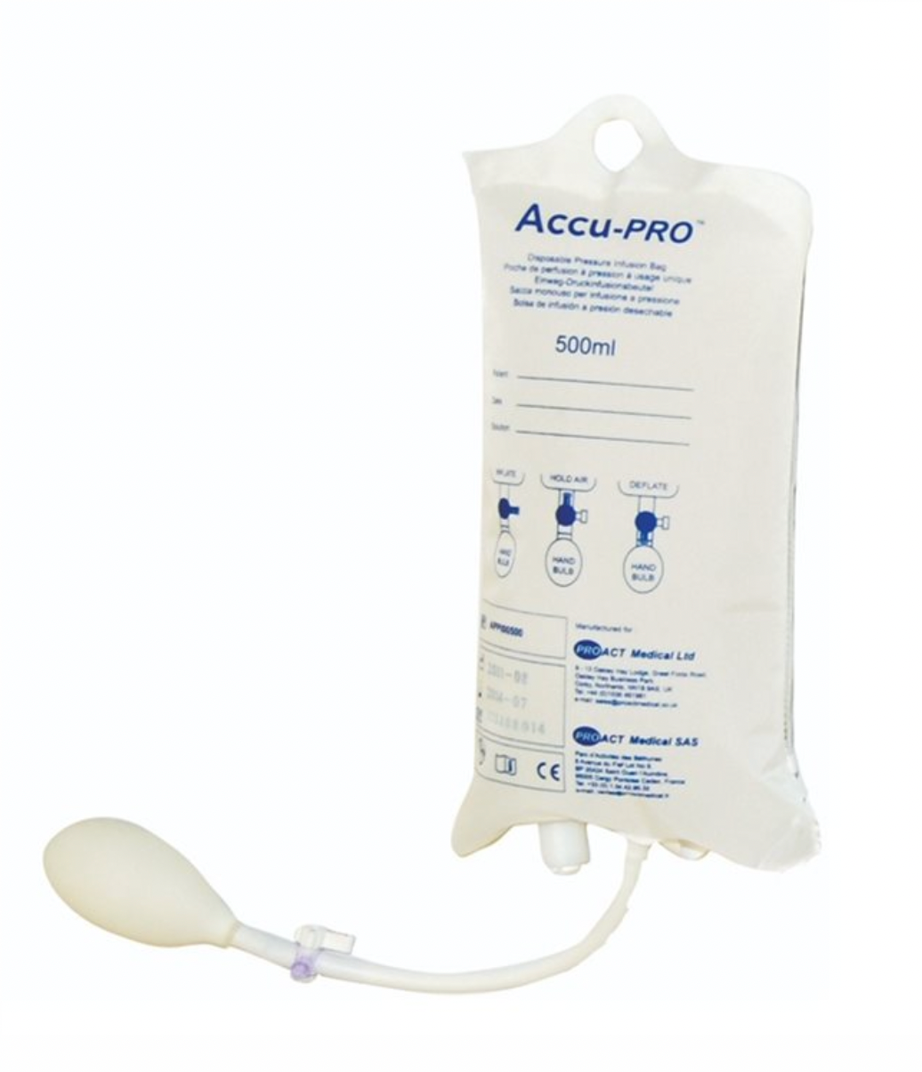 Accu-PRO Pressure Infusion Bag, 500ml (Box of 10)