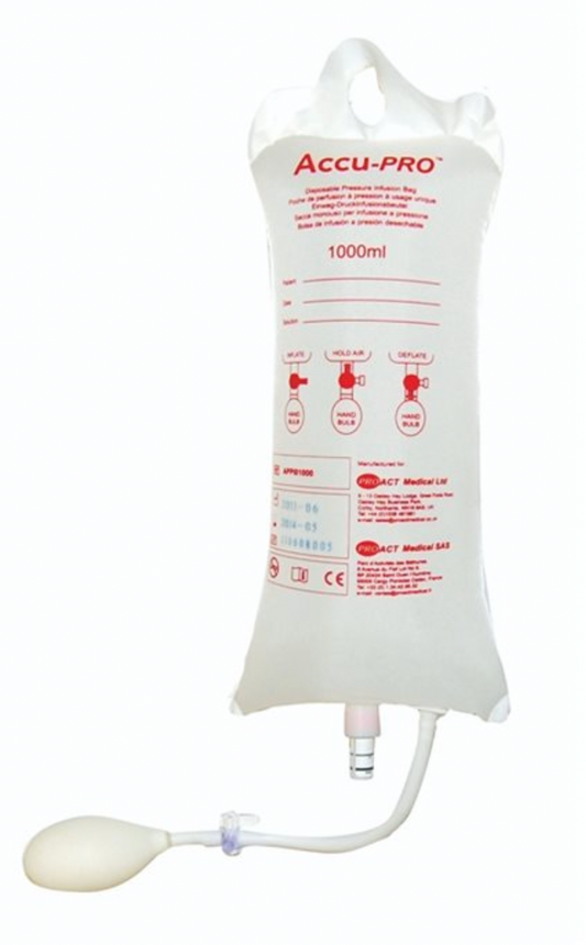 Accu-PRO Pressure Infusion Bag, 1000ml (Box of 10)