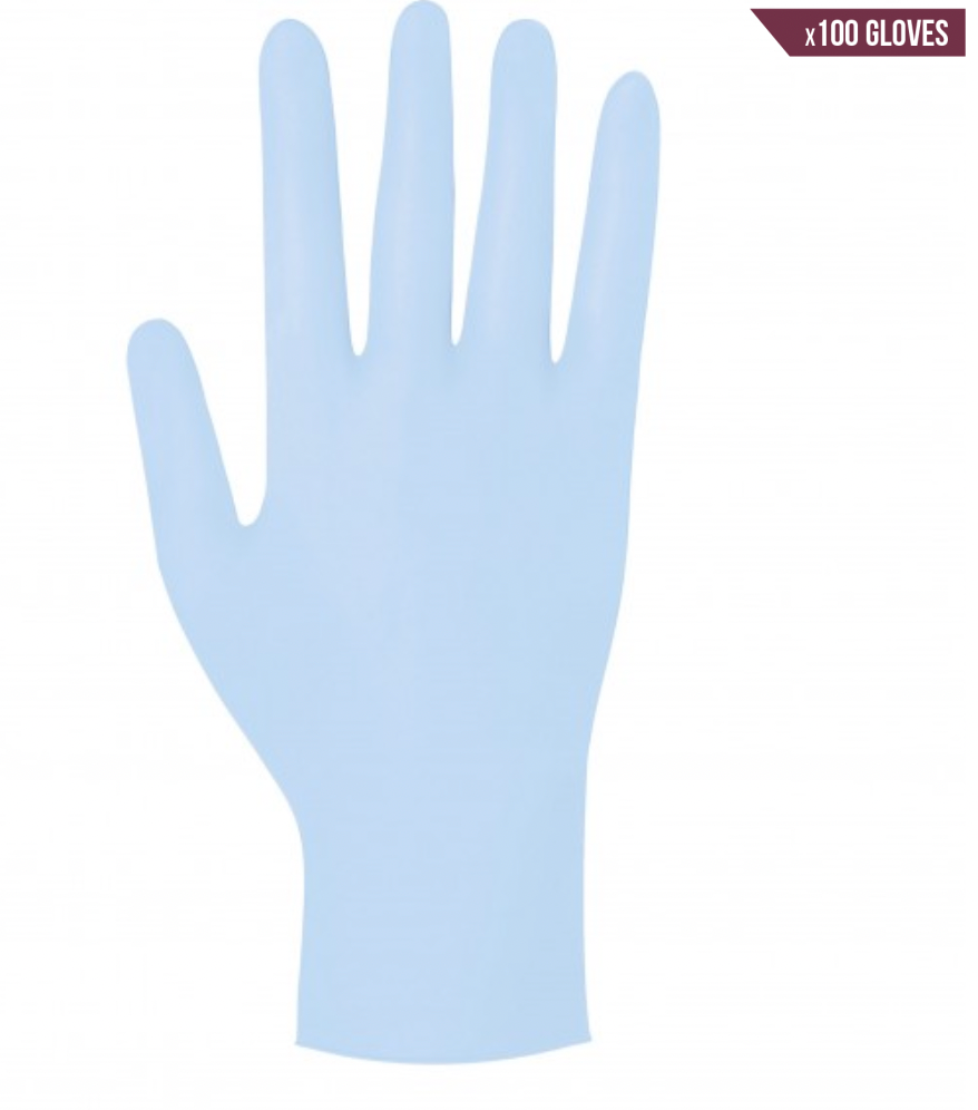 Nitrile Examination Protective Gloves- 1 x Box of 100 Gloves