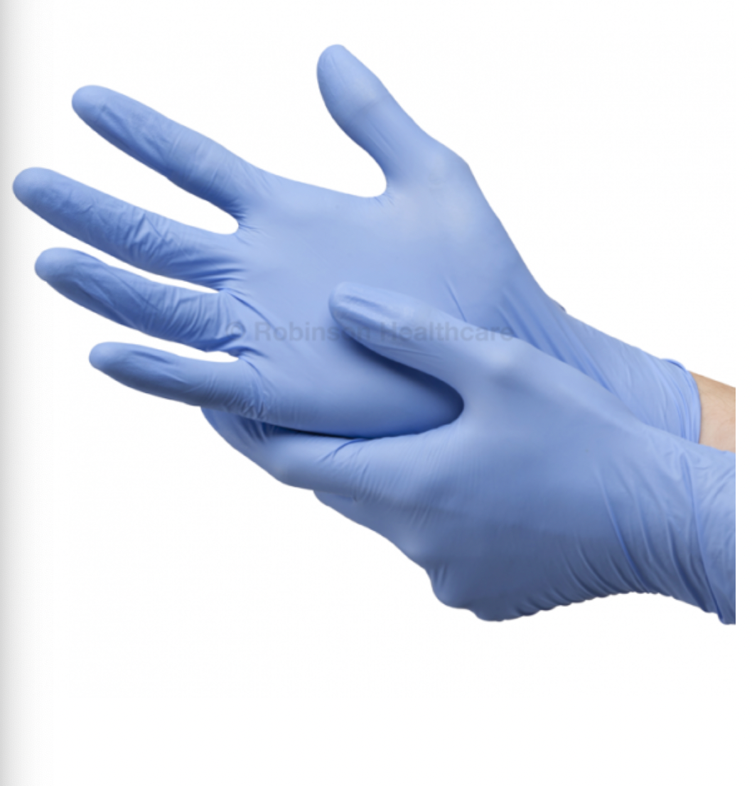 Nytraguard Bluple Nitrile Gloves Powder Free x 100