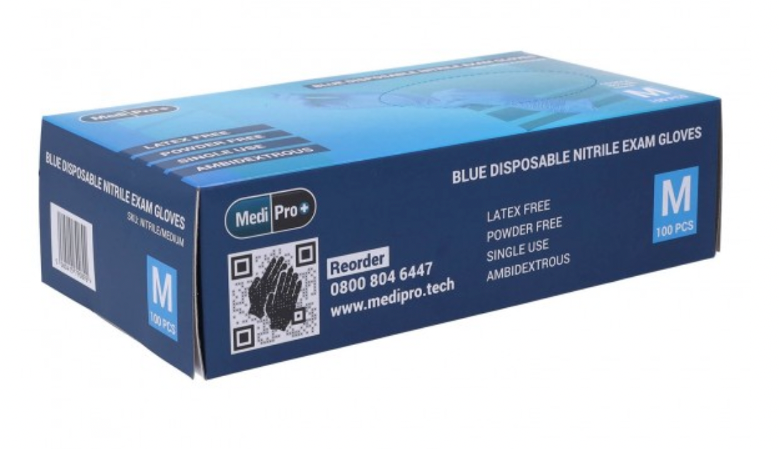 Nitrile Gloves Medical Grade Cat III PPE x 100