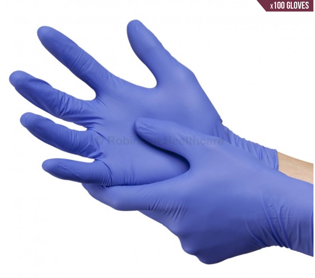 Nytraguard ChemoPure Nitrile Gloves x100 [CAT III PPE Certified]