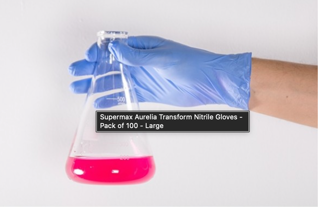 Supermax Aurelia Transform Nitrile Gloves - Pack of 100