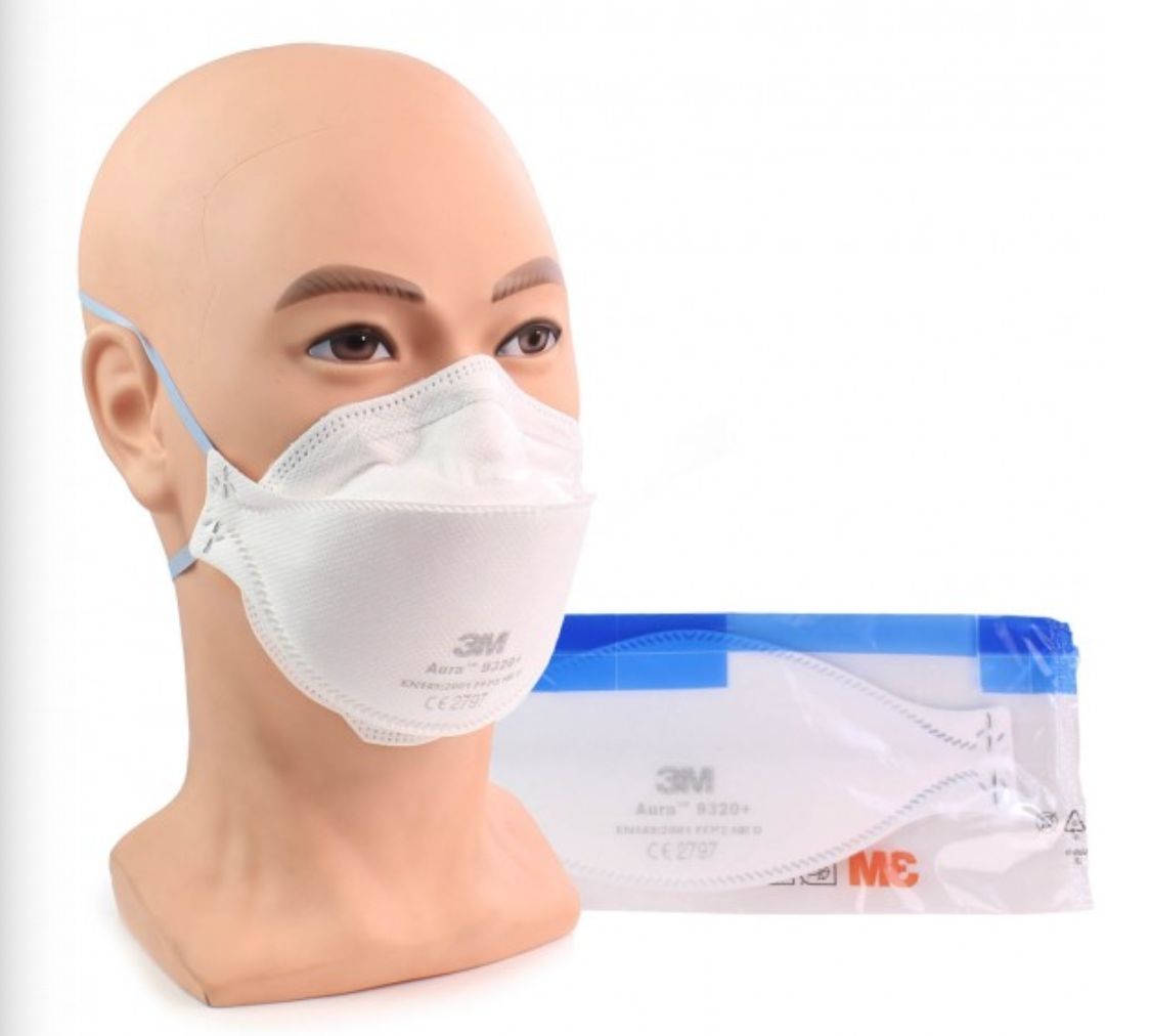 3M™ Aura™ 9320+ FFP2 Respirator Face Mask