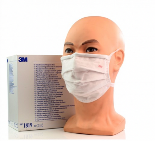 3M™ Splash Resistant Surgical Mask Type IIR - Pack of 80