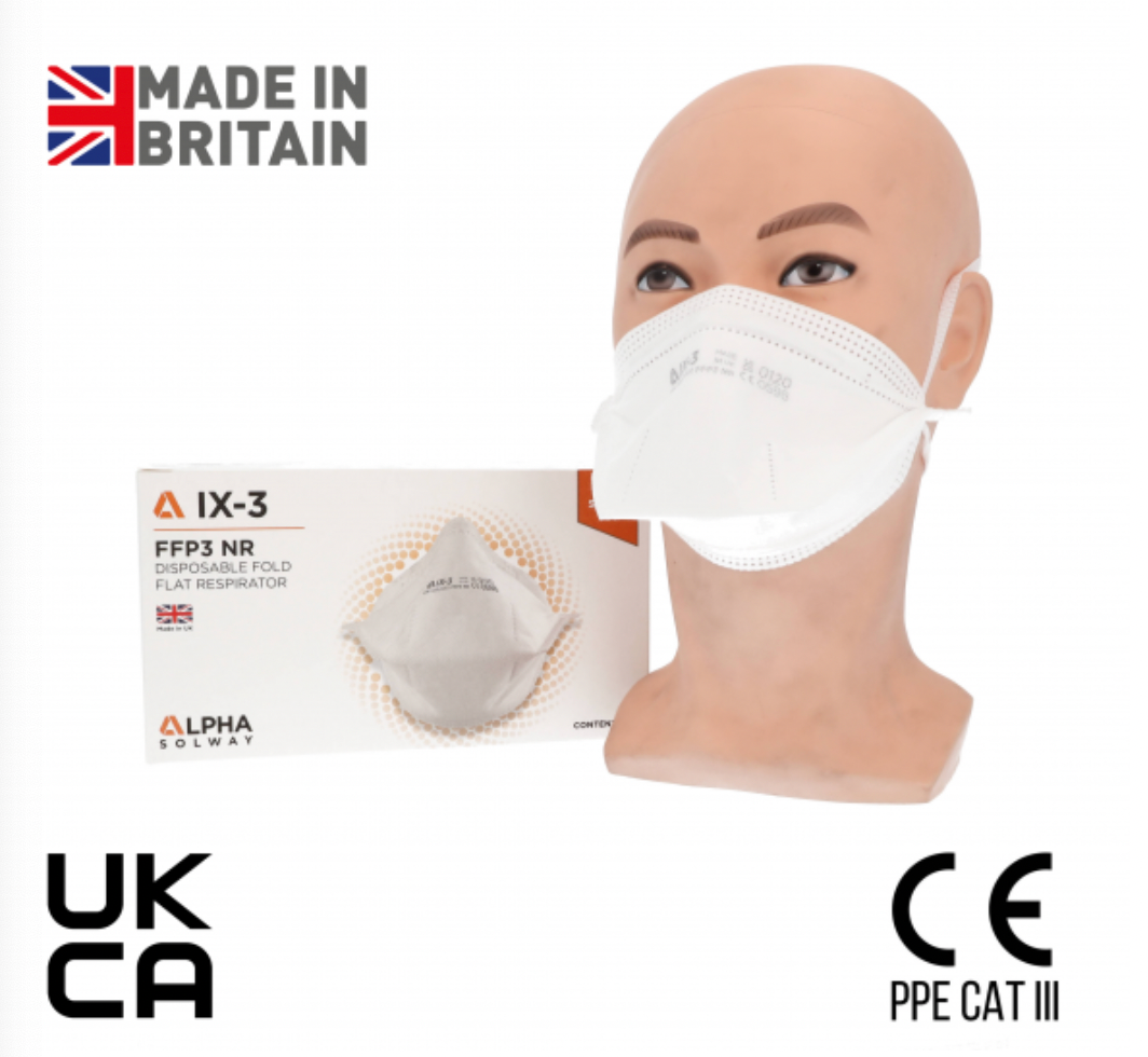 FFP3 Face Mask - Alpha Solway - Box of 20